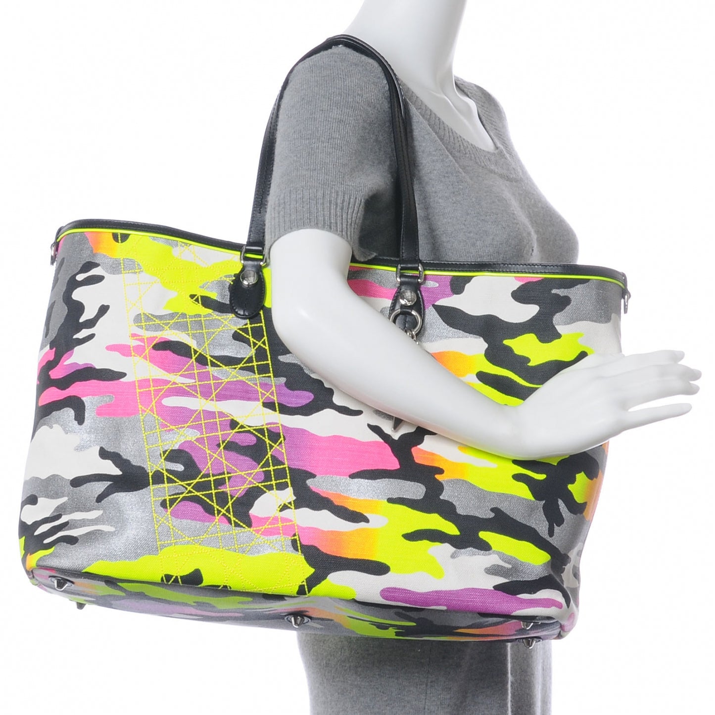 Canvas Large Camouflage Anselm Reyle Tote