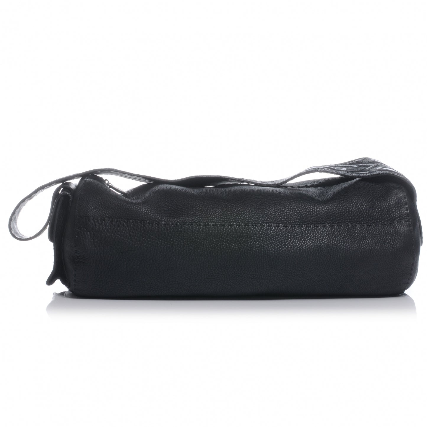 Calfskin Romano Selleria Sling Bag Black