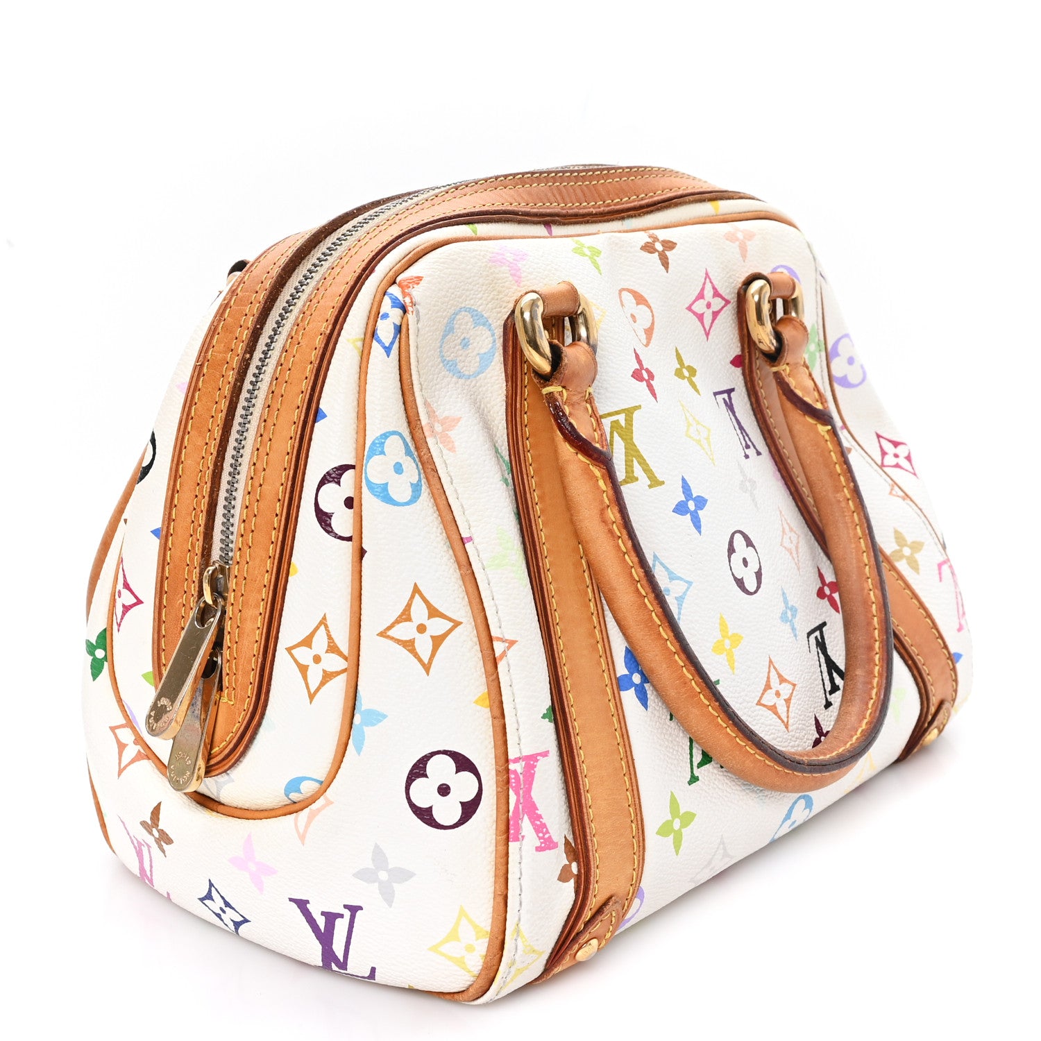 Louis Vuitton Monogram Multicolor Priscilla White 7 of 12