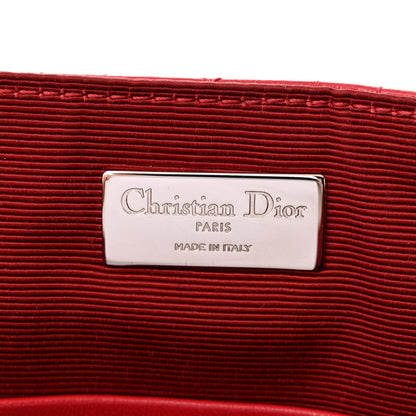 Christian Dior Lambskin Cannage Large Stardust Backpack Red 6 of 13