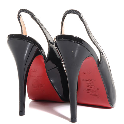 Christian Louboutin Patent No Prive 120 Pumps 37.5 Black 3 of 4