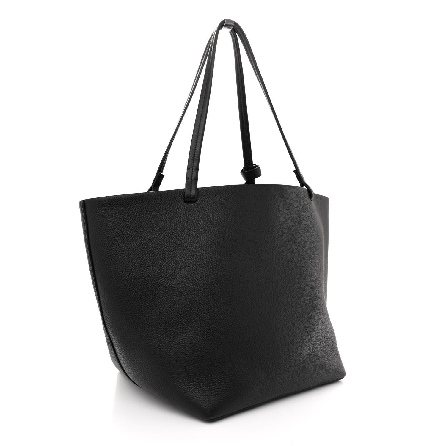 The Row Grained Calfskin Park Tote Three Black 4 of 13