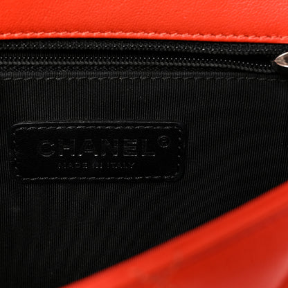 Chanel Lambskin Plexiglass Quilted Small Cuba Color Flap Red Multicolor 6 of 10