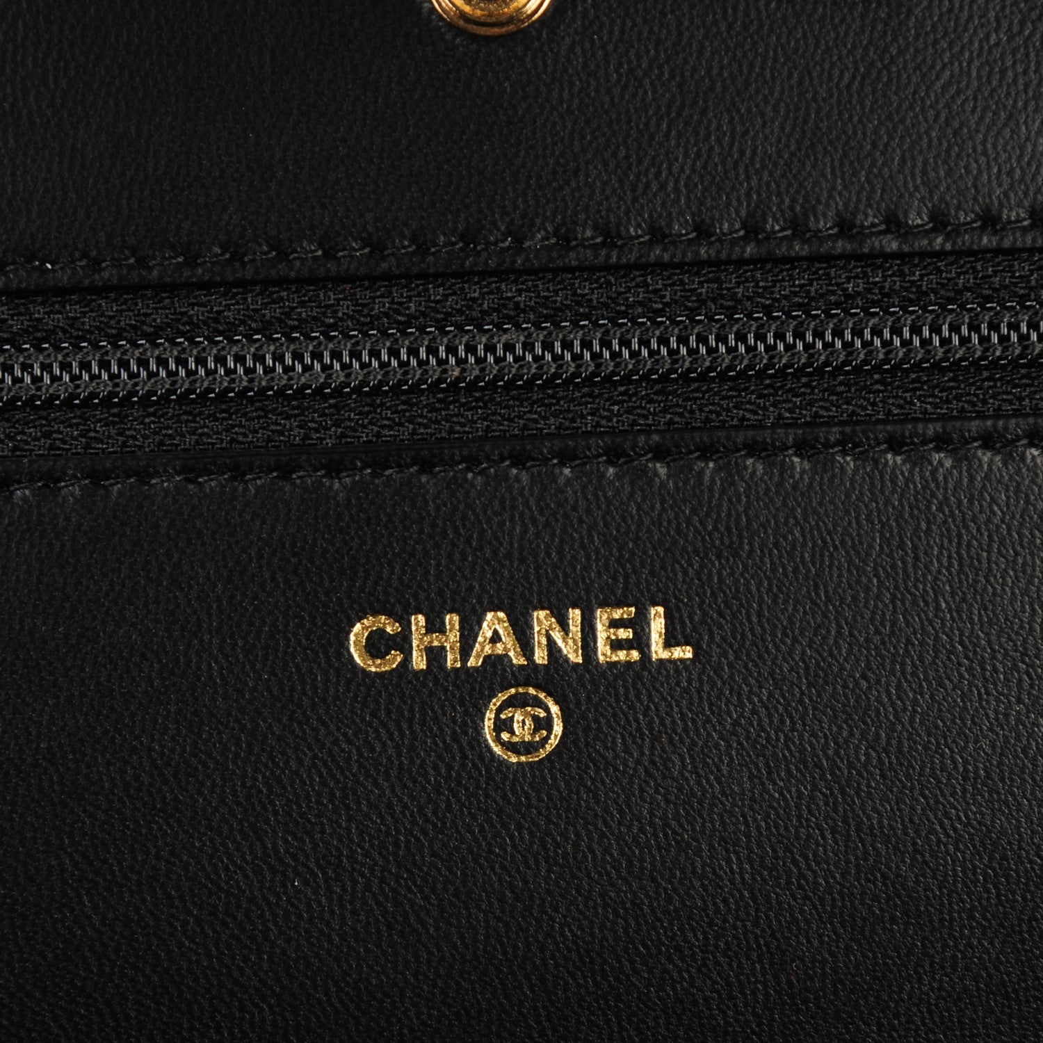 Chanel Lambskin Quilted Boy Wallet On Chain WOC Black 5 of 8
