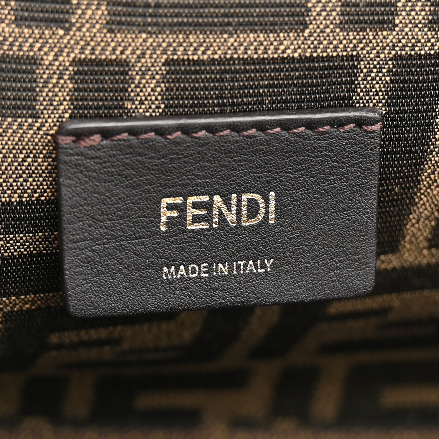 Fendi Shiny Nappa Small Fendi First Black 6 of 11