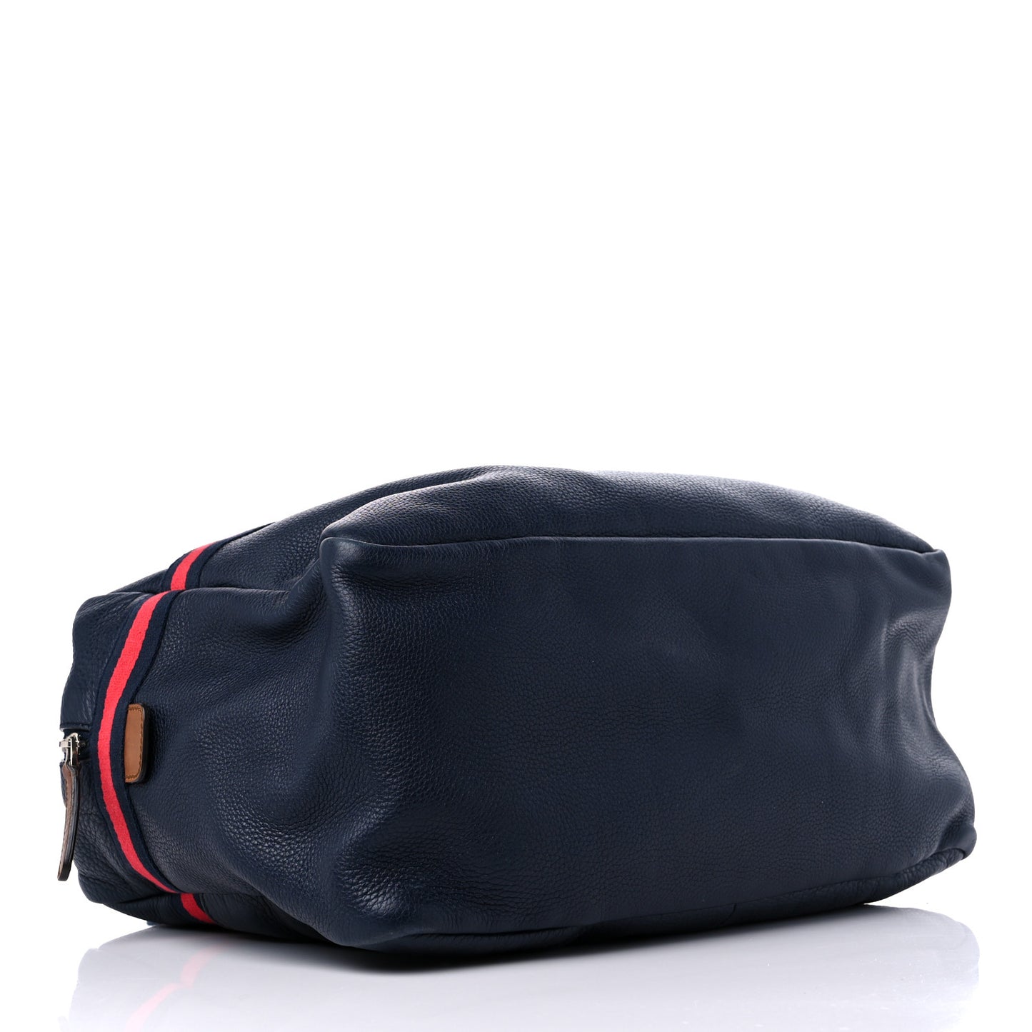 Calfskin Signature Web Duffle Navy
