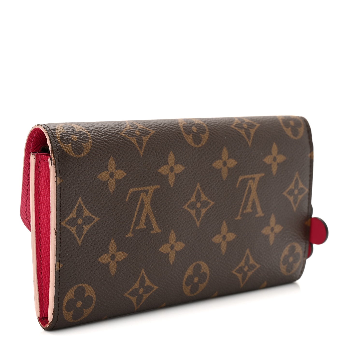 Monogram Bloom Flower Emilie Wallet Fuchsia