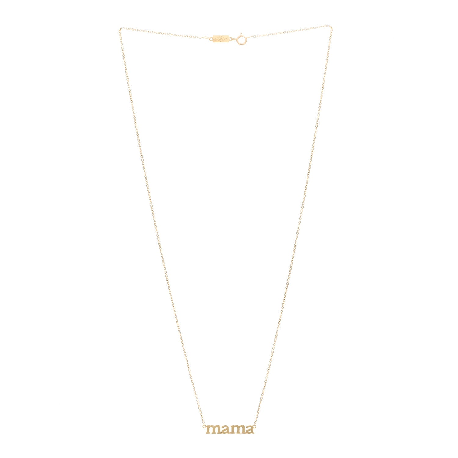 Jennifer Meyer 18K Yellow Gold Mama Necklace 3 of 4