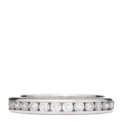 Tiffany Platinum Diamond 1.00ctw Eternity Band Ring 53 6.5 1 of 5