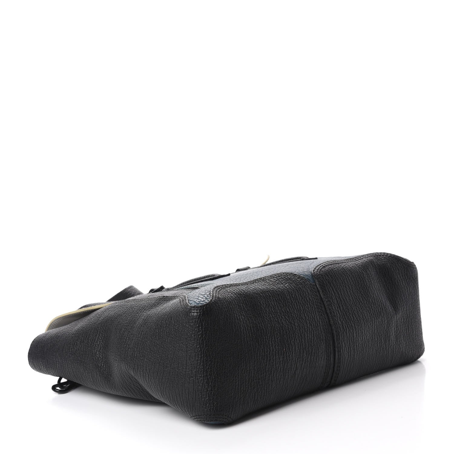 3.1 Phillip Lim 3.1 Textured Calfskin Colorblock Large Pashli Satchel Dark Teal 4 of 9