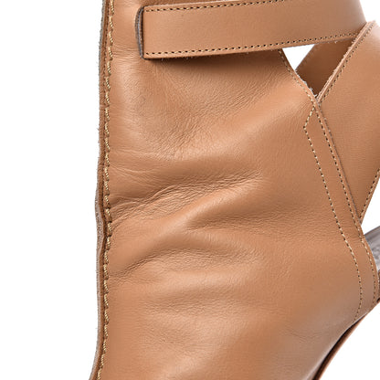 Hermes Calfskin Ankle Peep Toe Booties 36 10 of 11