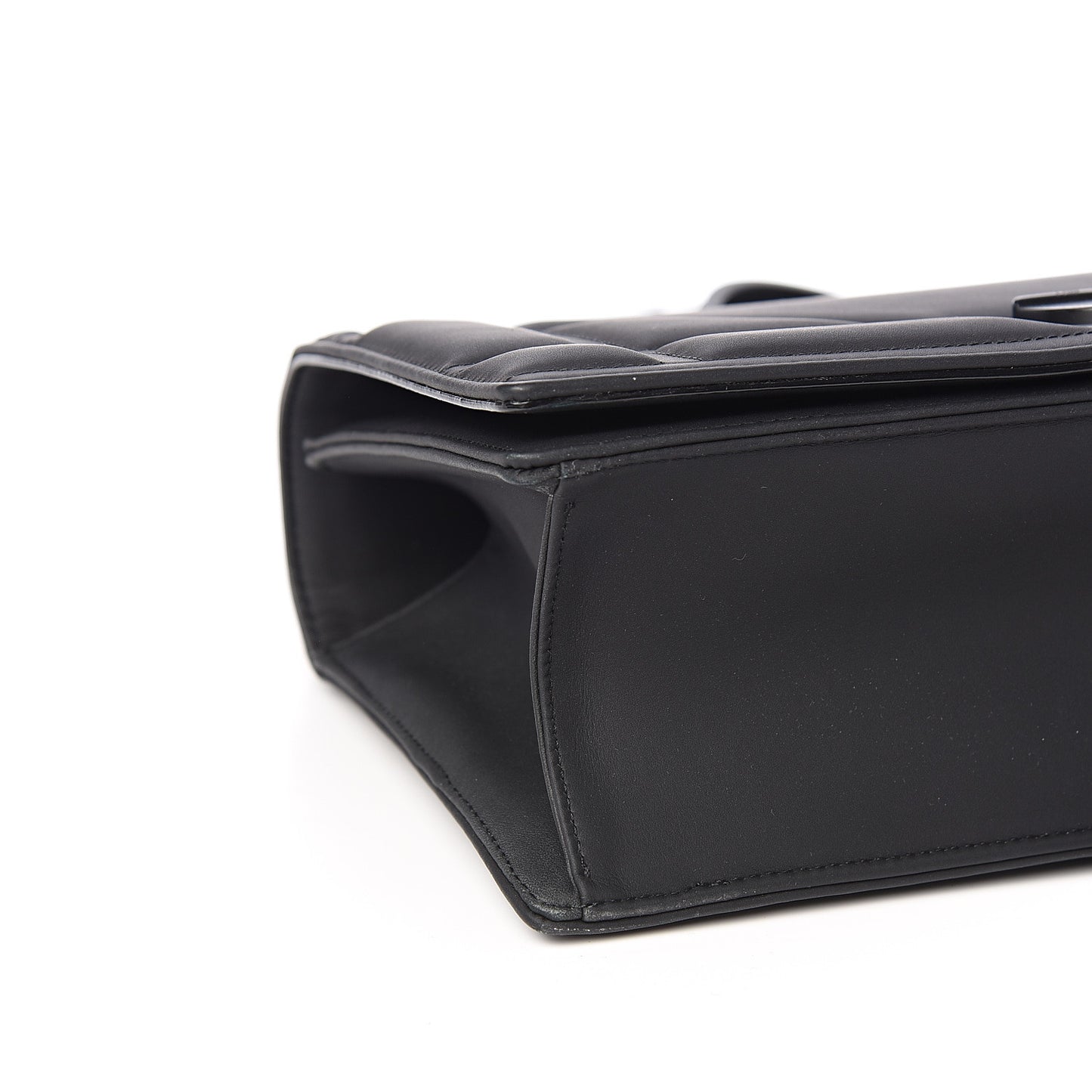 Ultra Matte Calfskin Medium Diorama Flap Bag Black