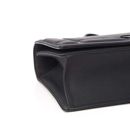 Christian Dior Ultra Matte Calfskin Medium Diorama Flap Bag Black 7 of 9
