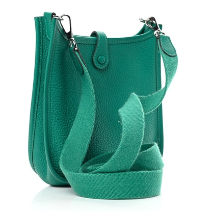 Hermes Taurillon Clemence Evelyne TPM Vert Verone 2 of 4