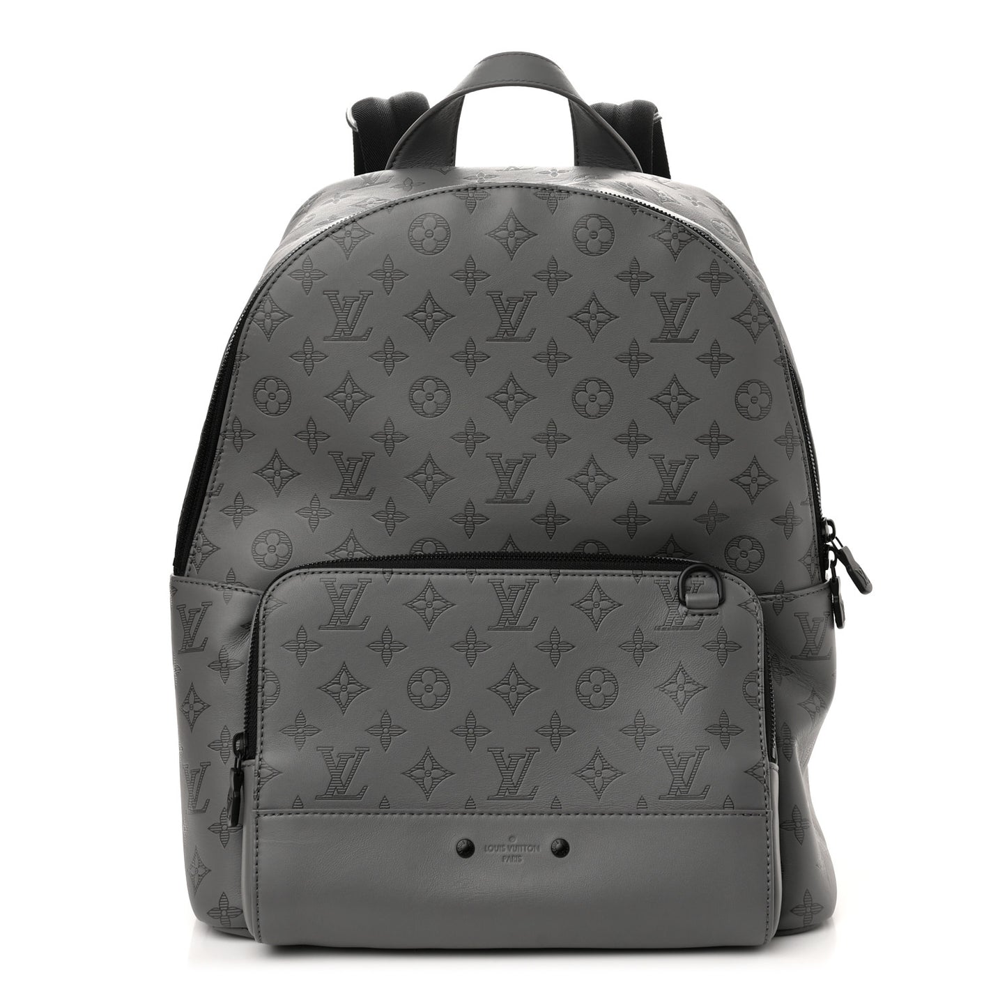 Calfskin Monogram Racer Backpack Grey