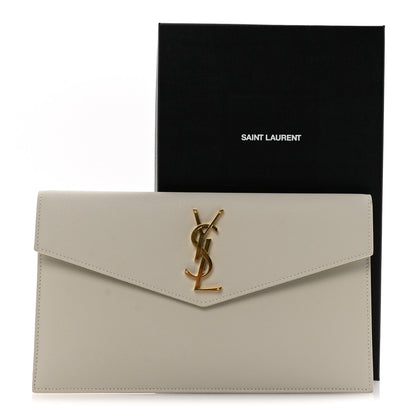 Saint Laurent Grain De Poudre Uptown Pouch Crema Soft 7 of 7