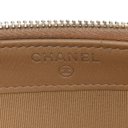 Chanel Iridescent Caviar Quilted Small Clutch With Chain Beige 8 of 16