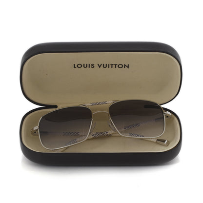 Louis Vuitton Damier Azur Canvas Conspiration Carre Sunglasses 12 of 12