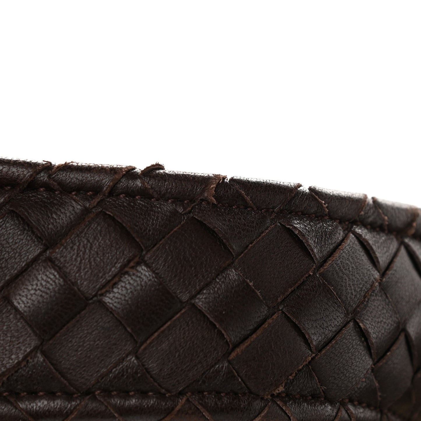 Nappa Intrecciato New Ball Hobo Ebano