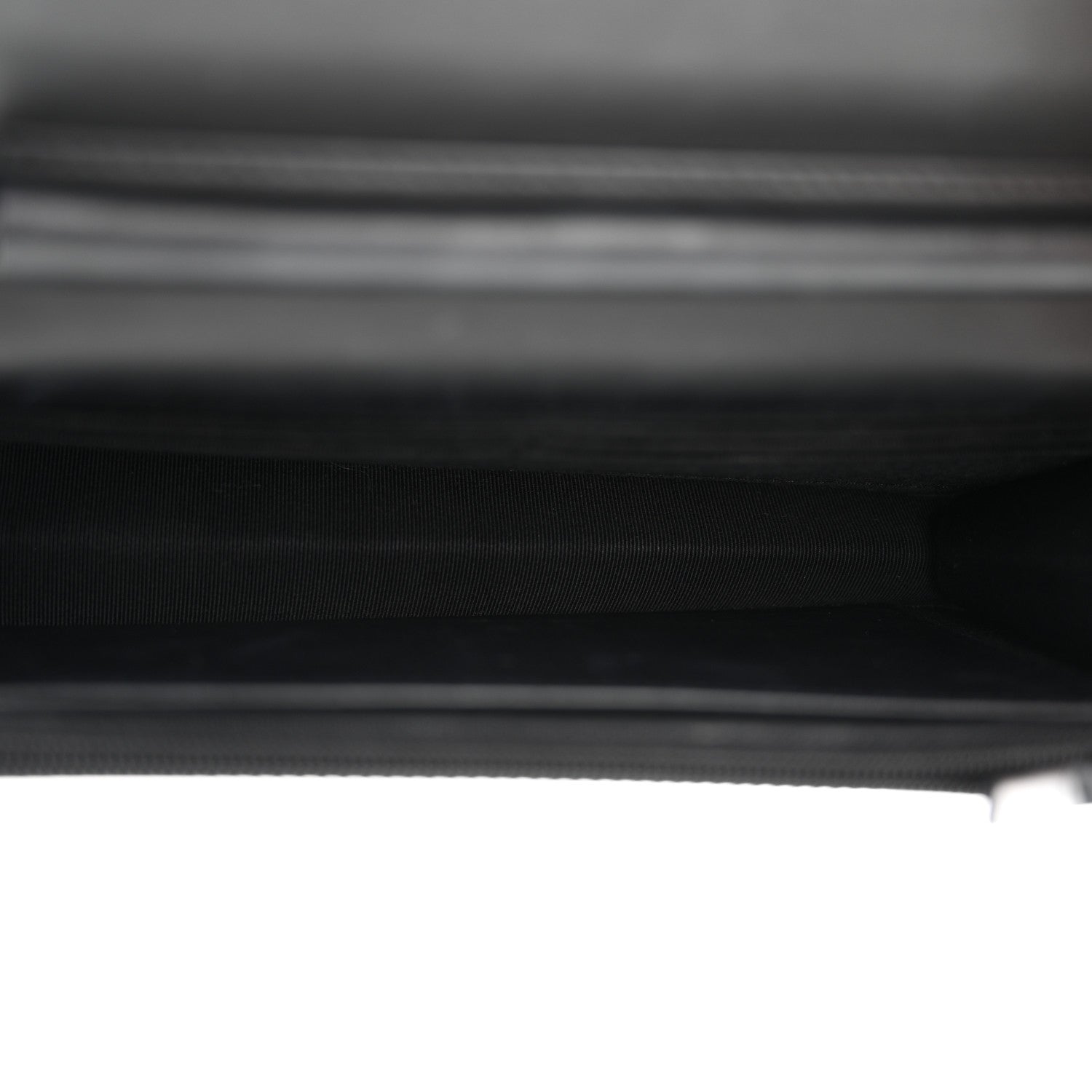 Chanel Glazed Aged Calfskin Reissue Wallet On Chain WOC Black 5 of 13
