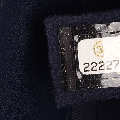 Chanel Calfskin Jumbo Tramezzo Flap Navy 8 of 8