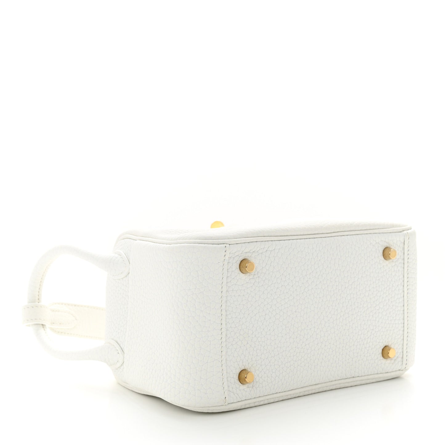 Taurillon Clemence Mini Lindy 20 New White