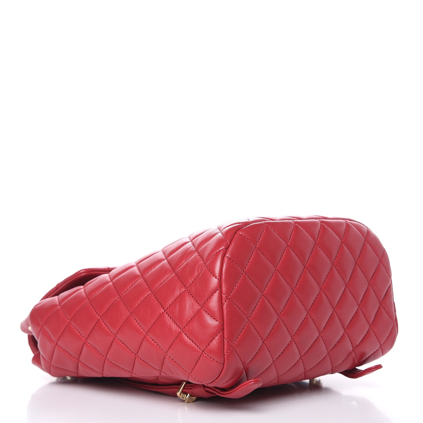 Lambskin Quilted Small Urban Spirit Backpack Red