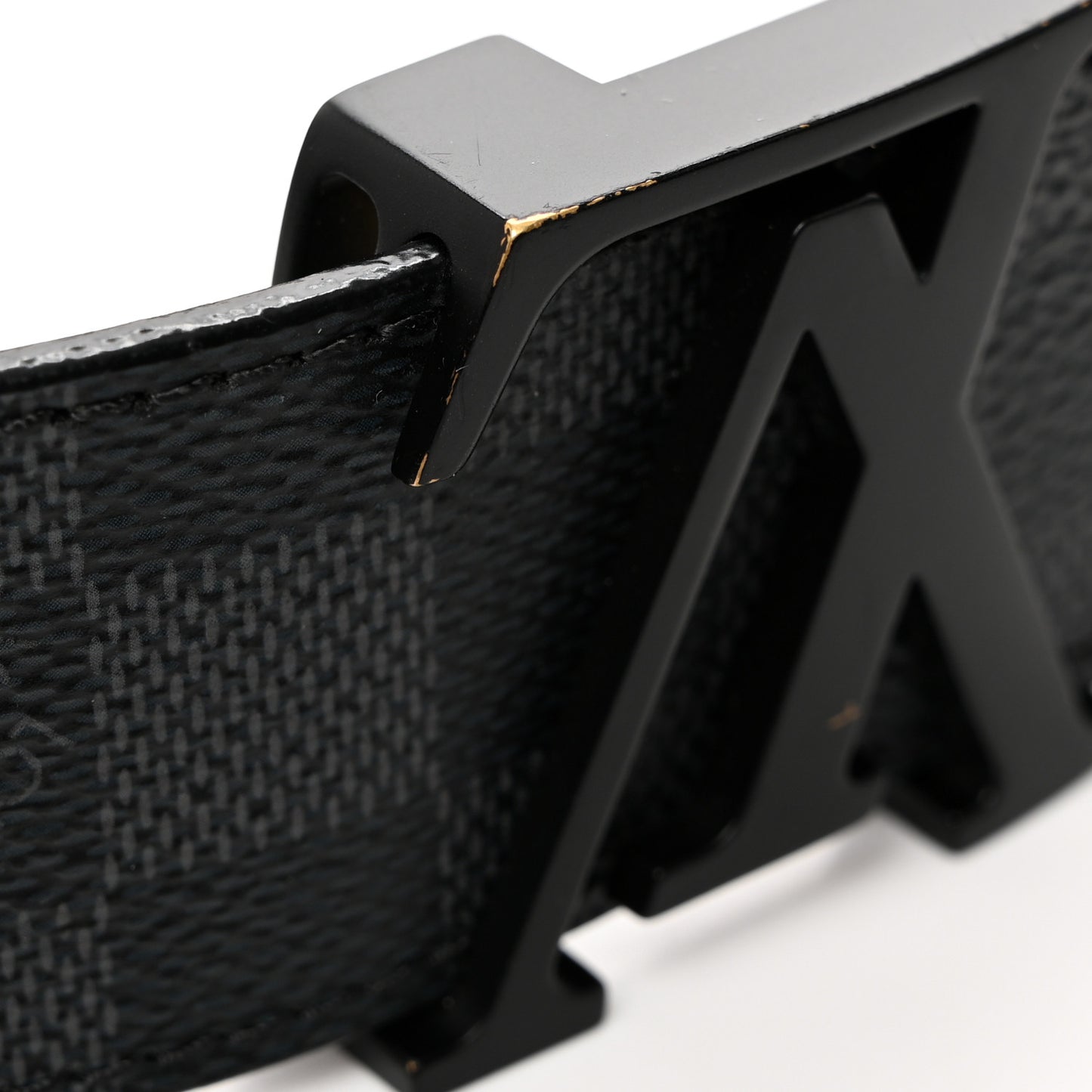 Damier Graphite 40mm LV Initiales Belt 95/38
