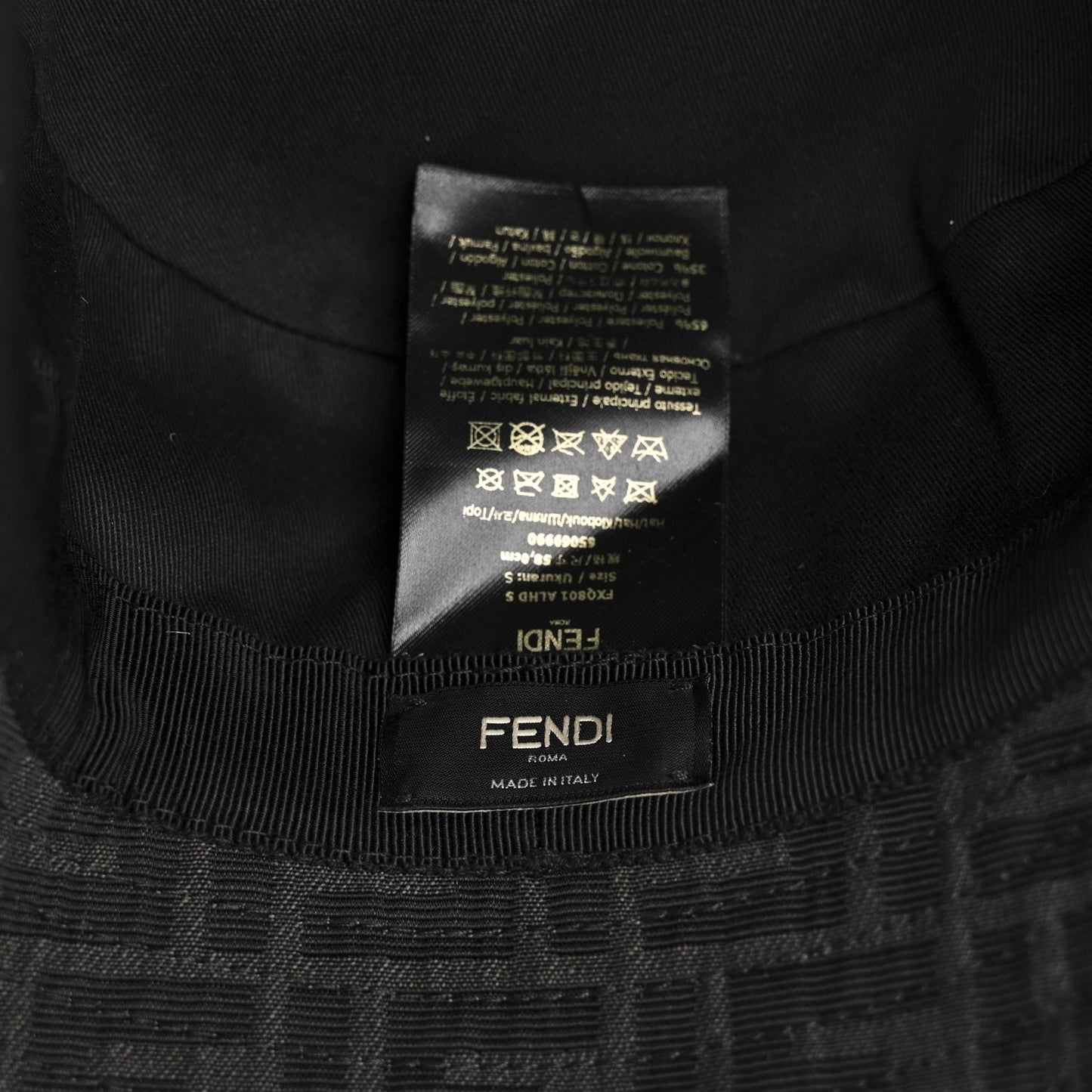 Technical Fabric FF Reversible Bucket Hat S Black