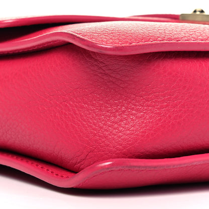 Jimmy Choo Grainy Pebbled Calfskin Rebel Crossbody Bag Pink 7 of 9