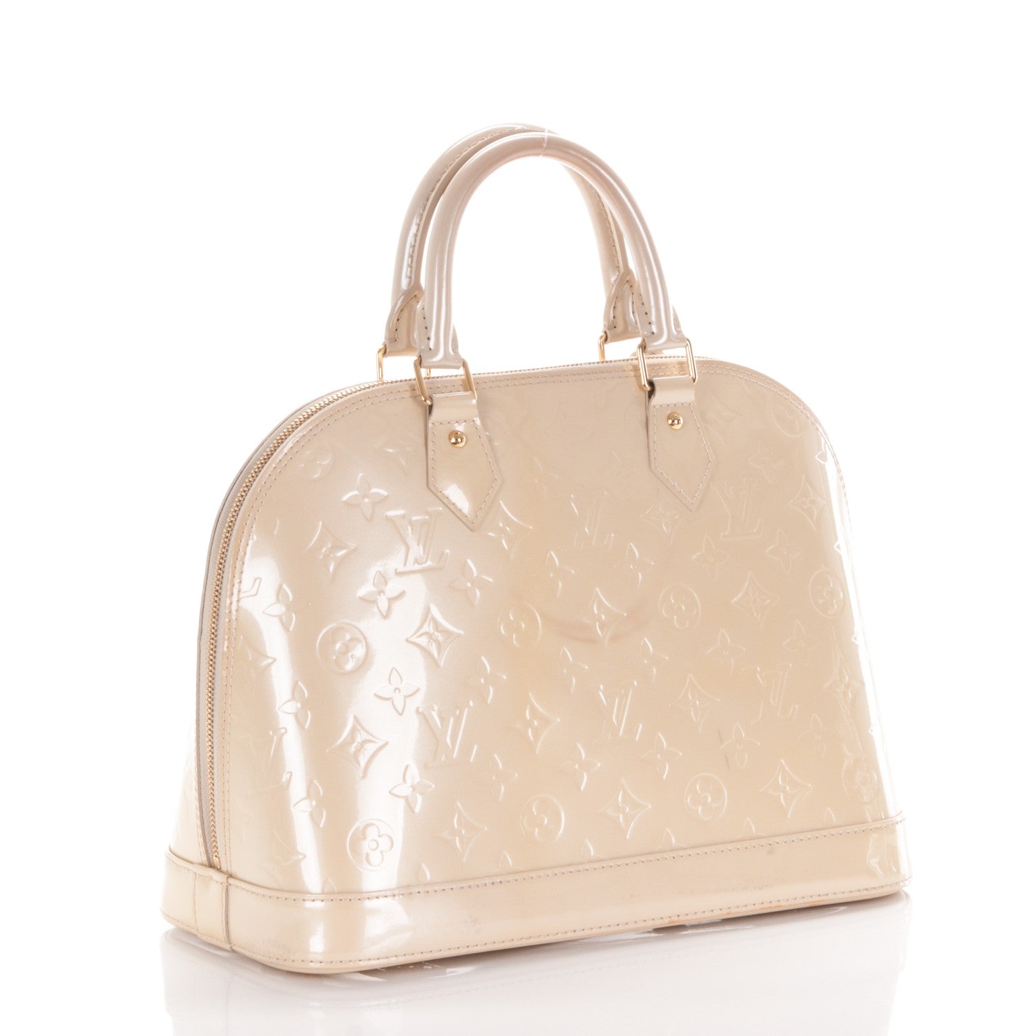 Louis Vuitton Vernis Alma PM Blanc Corail 3 of 7