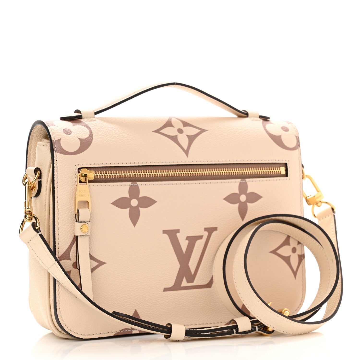 Louis Vuitton Empreinte Monogram Giant Pochette Metis Creme Bois De Rose 3 of 9