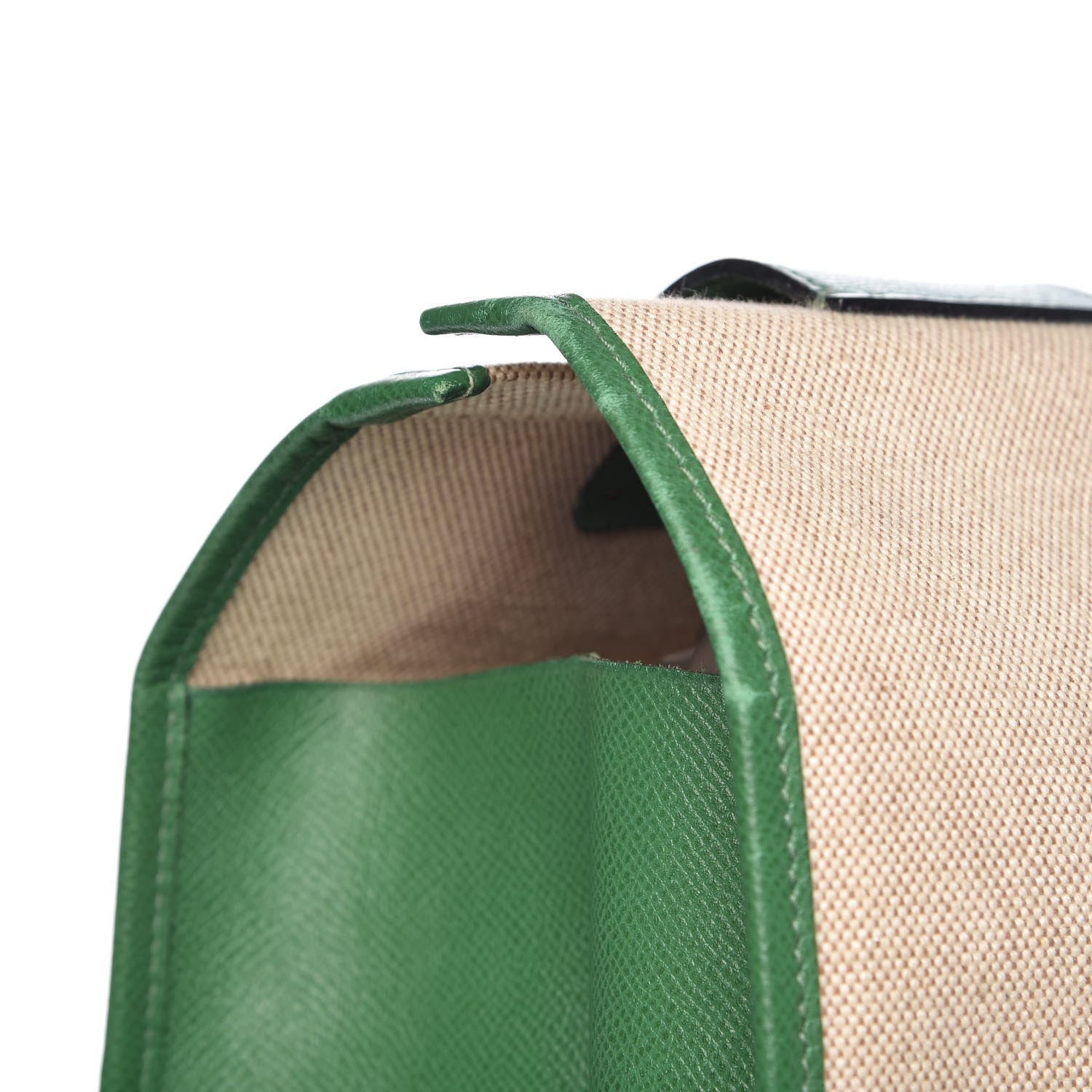 Hermes Courchevel Toile Cabas 50 Vert Clair 17 of 21