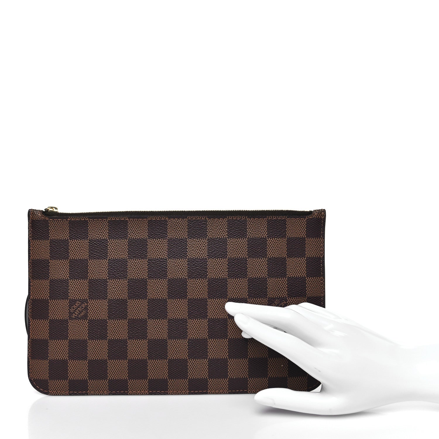 Louis Vuitton Damier Ebene Neverfull MM GM Pochette 2 of 7