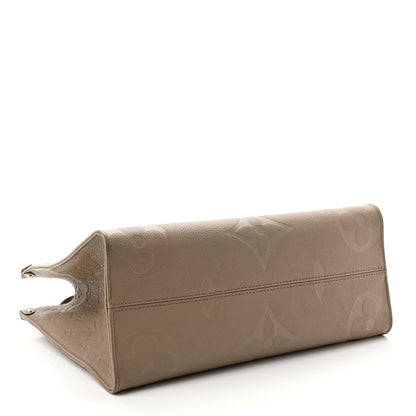 Louis Vuitton Empreinte Monogram Giant Onthego MM Tourterelle 4 of 10