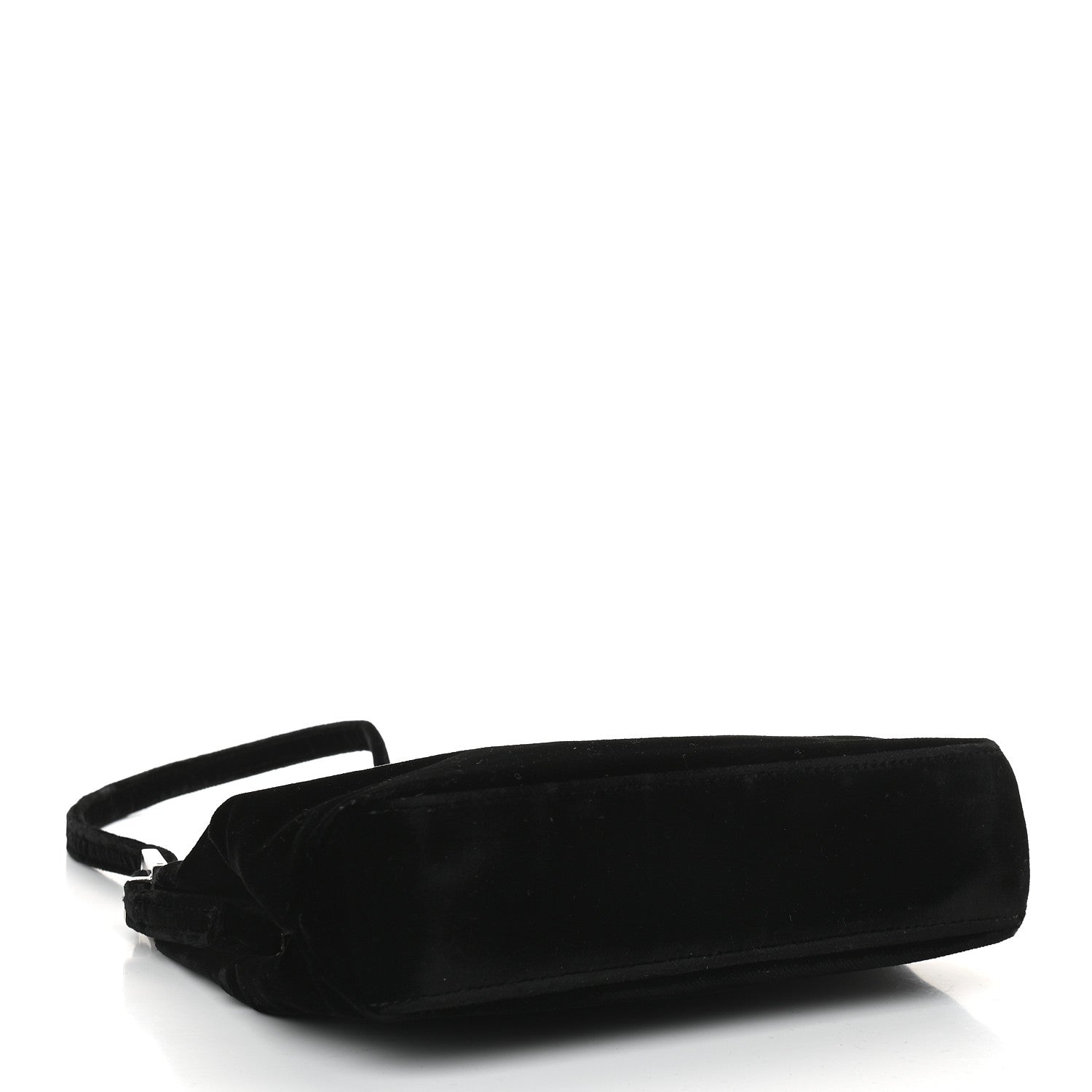 Fendi Velvet Shoulder Bag Black 4 of 8