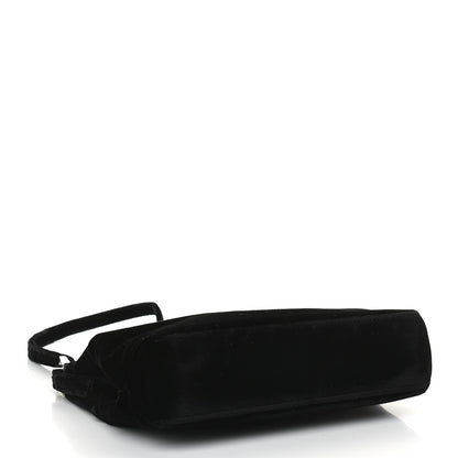 Fendi Velvet Shoulder Bag Black 4 of 8