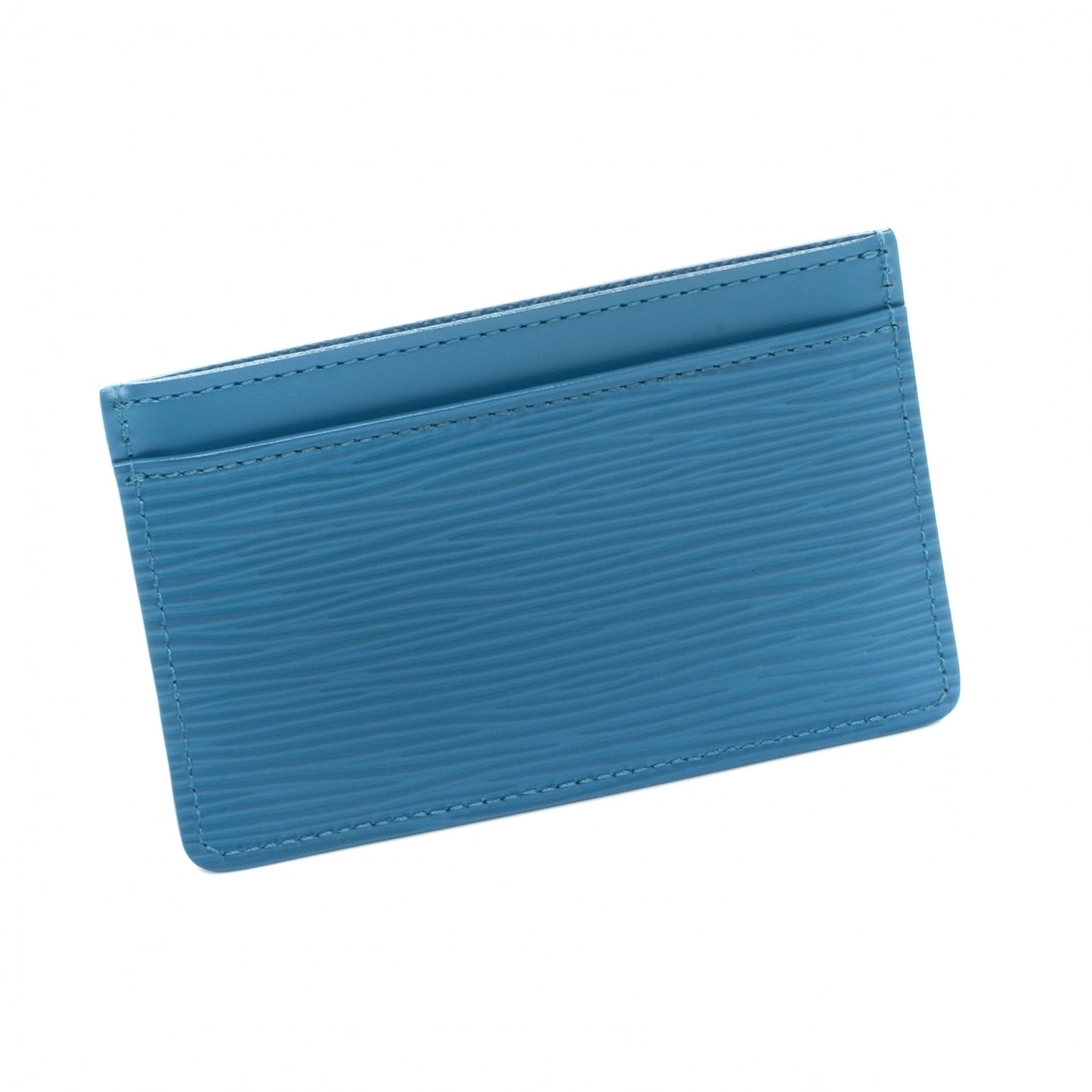 Louis Vuitton Epi Card Holder Cyan 3 of 6