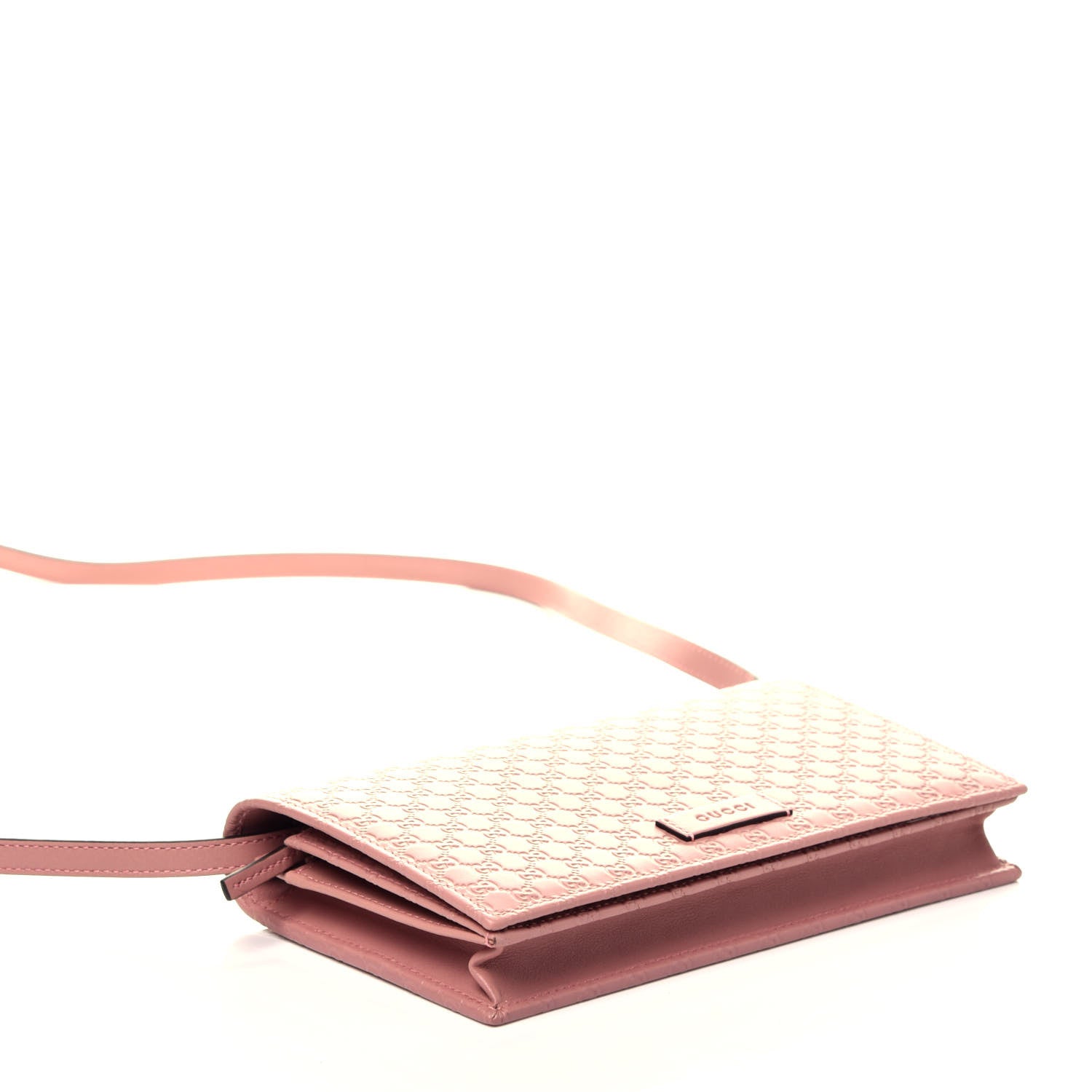 Gucci Microguccissima Crossbody Wallet Soft Pink 4 of 8