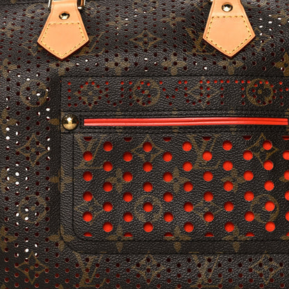 Louis Vuitton Monogram Perforated Speedy 30 Orange 7 of 11