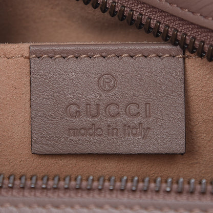 Gucci Calfskin Matelasse Mini GG Marmont Chain Shoulder Bag Nude 8 of 9