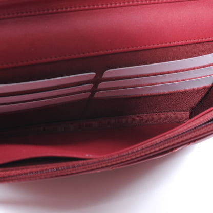 Chanel Calfskin Hamptons Wallet on Chain WOC Red 5 of 9
