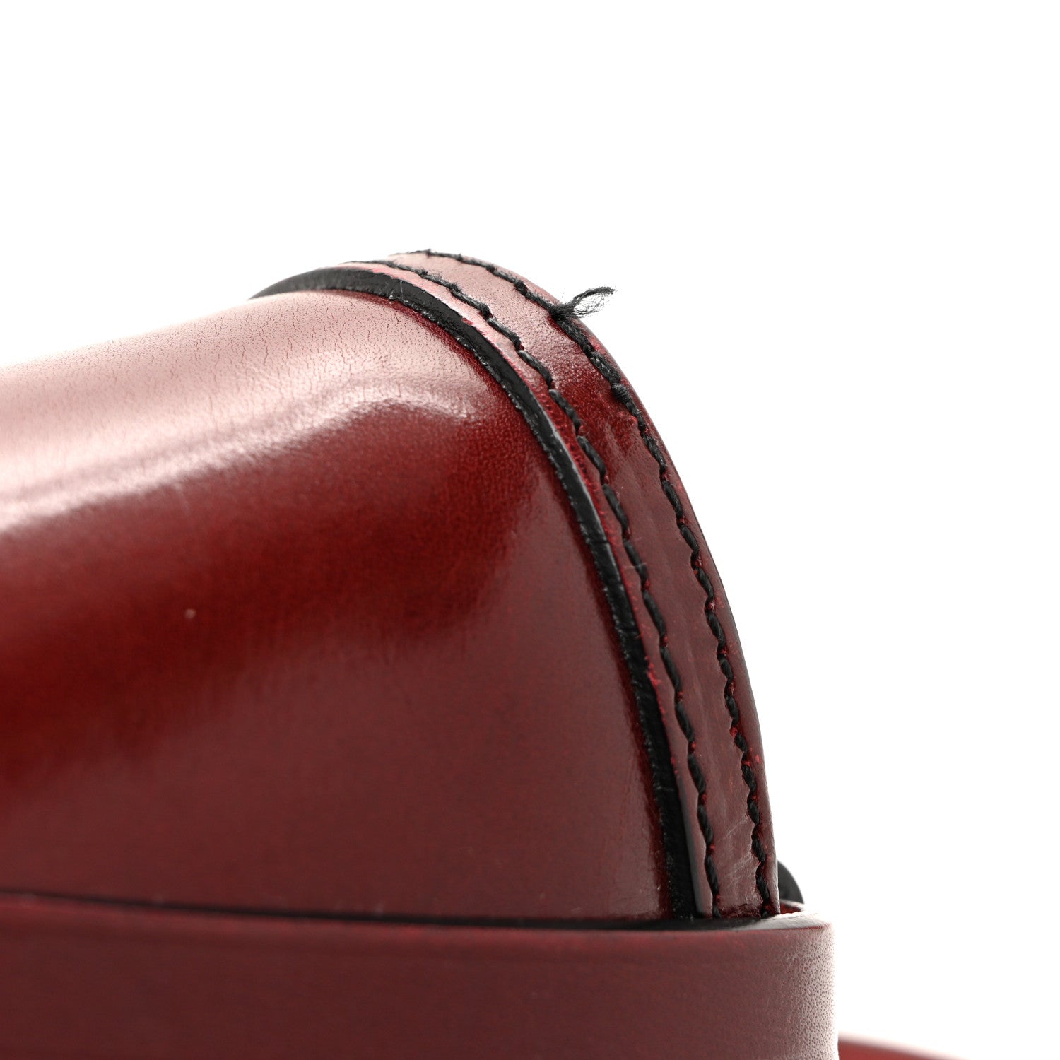 Burberry House Check Bridle Calfskin Small Abbott Crossbody Bag Red Claret 11 of 14