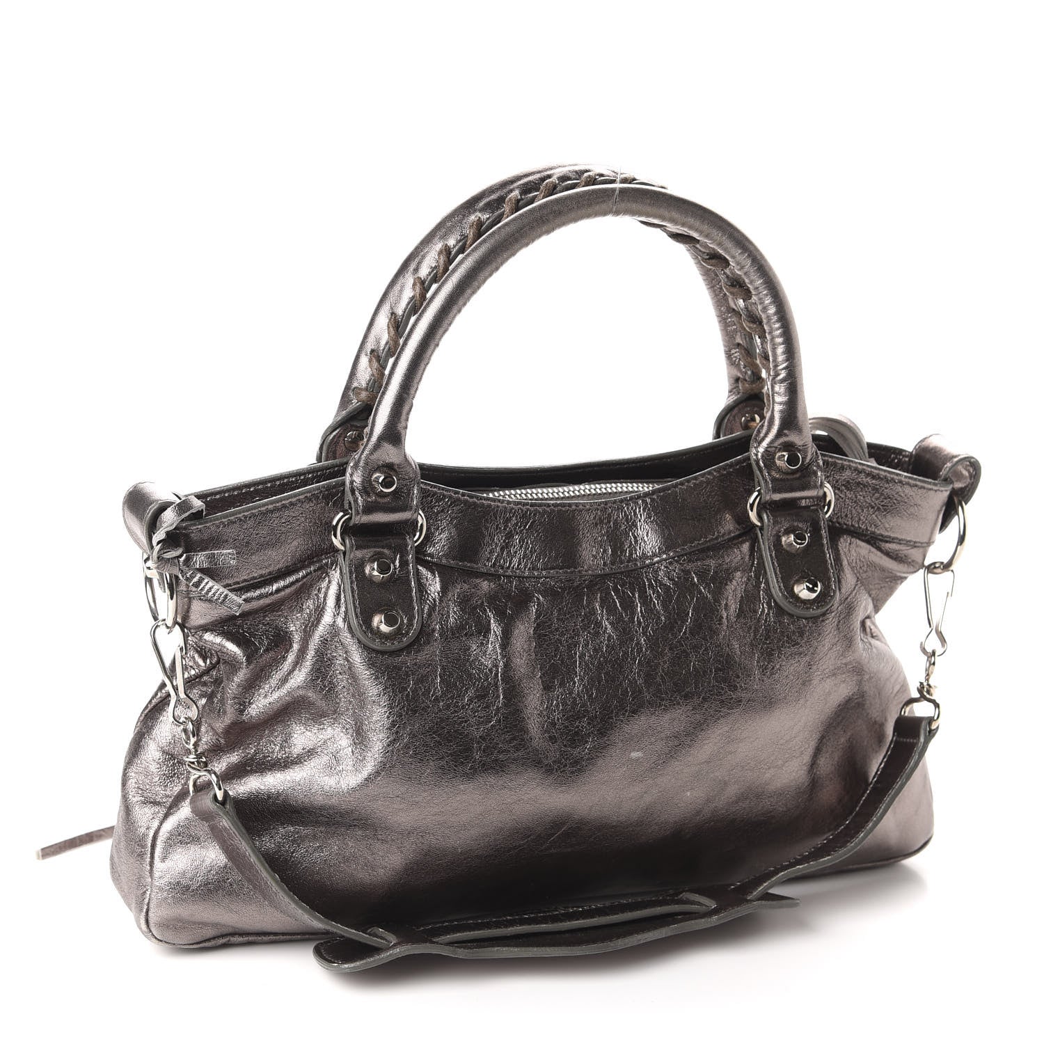 Balenciaga Agneau Classic Hardware First Pewter 3 of 14