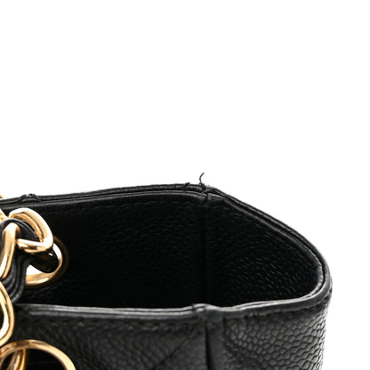 Chanel Caviar Quilted Petit Shopping Tote PST Black 13 of 15