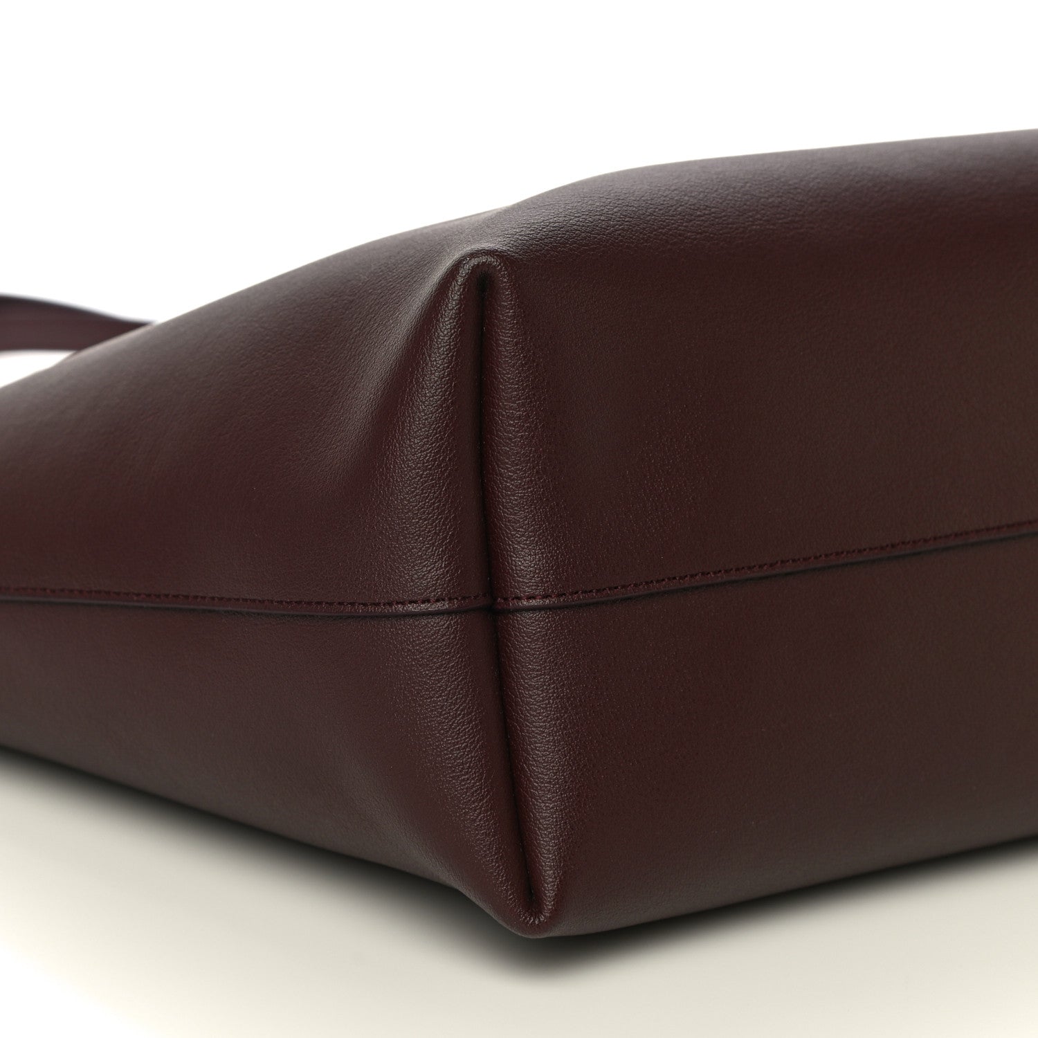 Saint Laurent Calfskin Large Shopping Tote Old Bordeaux 7 of 8
