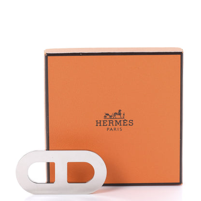 Hermes Palladium Permabrass Chaine D Ancre Scarf Ring 4 of 4