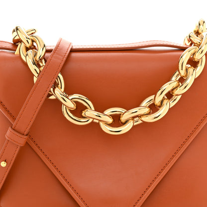 Bottega Veneta Calfskin Mount Envelope Bag Maple 8 of 13