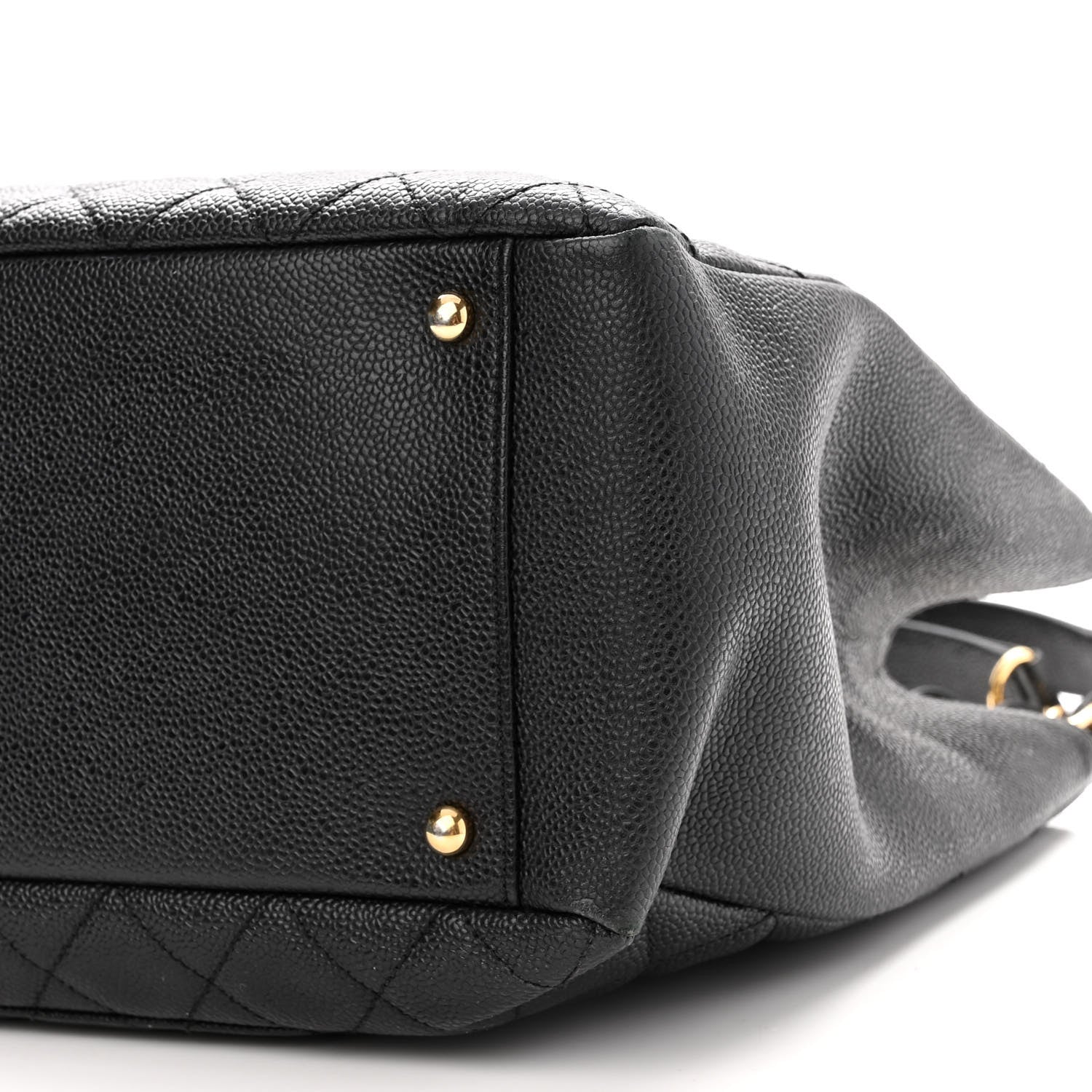 Chanel Caviar Quilted XL Grand Shopping Tote GST Black 9 of 9