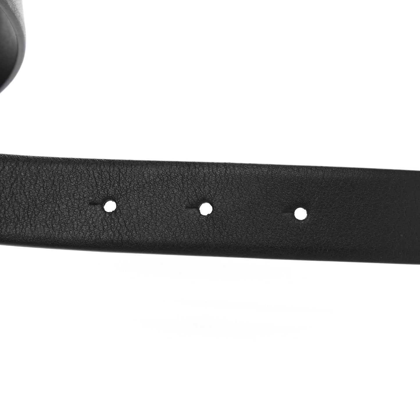 Calfskin Paris Button CC Belt 75 30 Black